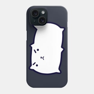 Angry Tiny White Cat Phone Case