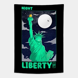 Night On Liberty Tapestry