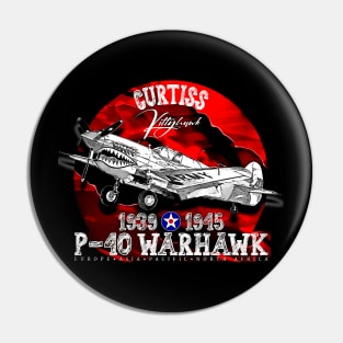 Curtiss P-40 Warhawk  USAF WW2 Fighter Aircraft Pin