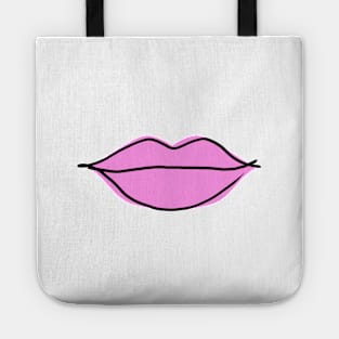 Hot Pink Lips, Sketch Tote