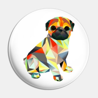 Pug Molly Mops Pin