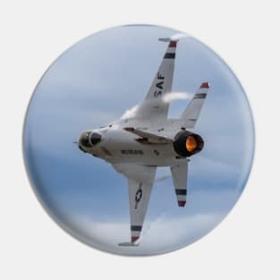 Thunderbird Solo Afterburner Turn With Vapor Pin