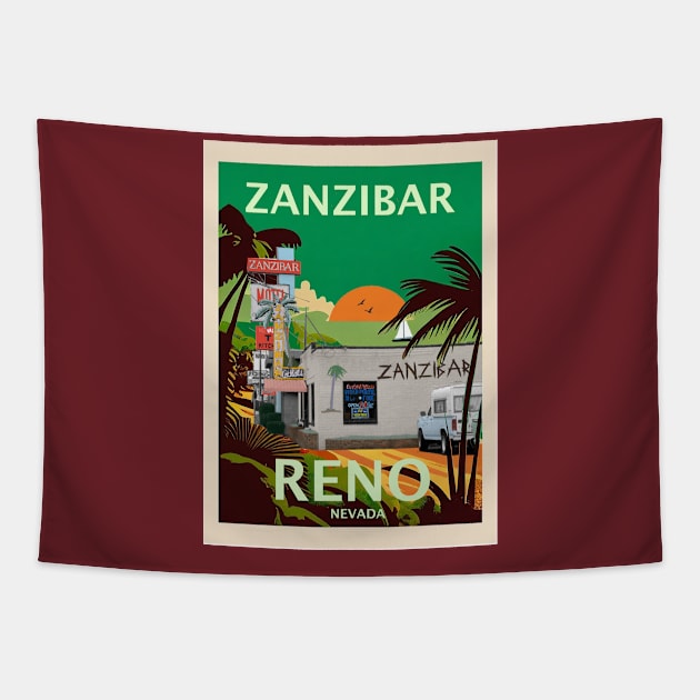 The Exotic Zanzibar Tapestry by Dizgraceland