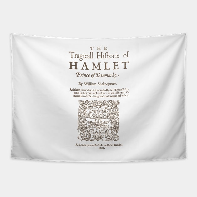 Shakespeare, Hamlet 1603 Tapestry by bibliotee