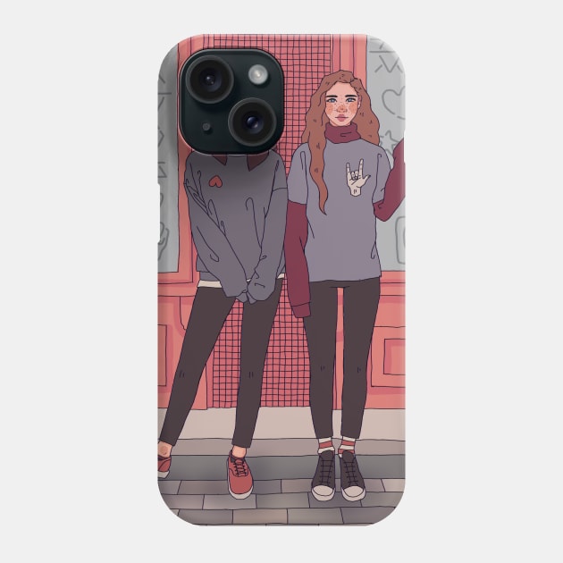 Neon Lights - Day Phone Case by greenishsapphire