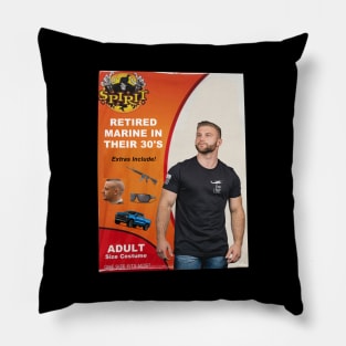 Retired Marine In Their 30s - Funny Parody Halloween Pillow