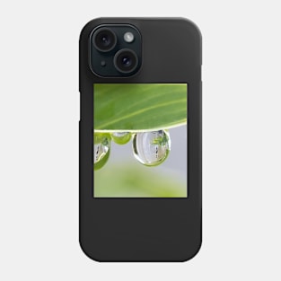 Water Droplet with Reflection Phone Case