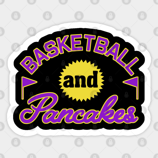 Basketball and Pancakes - Prince - Sticker