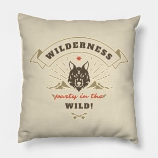 Party in the Wild! Pillow