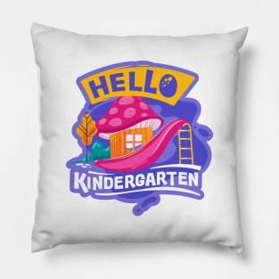 Hello Kindergarten Pillow