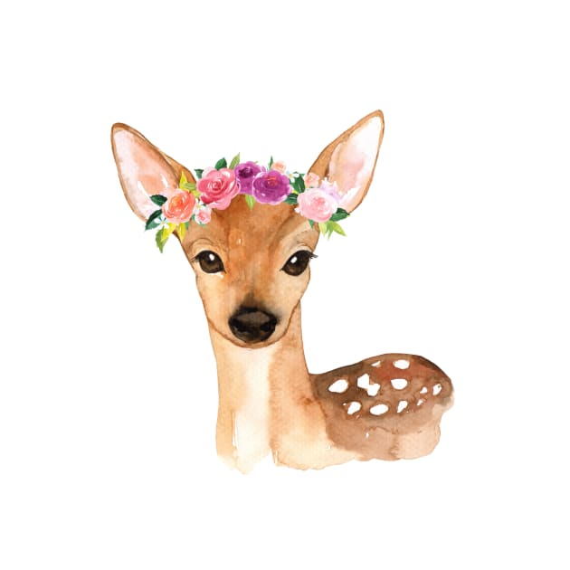 Cute Deer Baby Fawn Nursery Picture by Abstractdiva