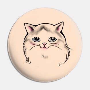 Blue Eyes Cat Prince Pin