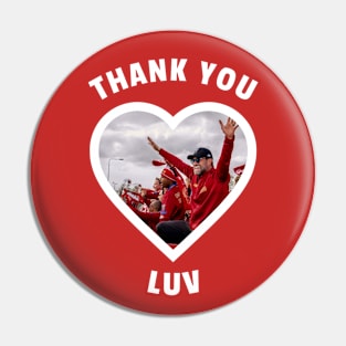 Thank you Luv Liverpool FC LFC Klopp YNWA Pin