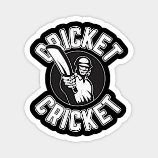 Vintage Cricket Magnet