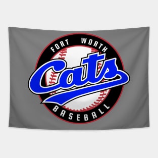 Defunct Fort Worth Cats Baseball Tapestry