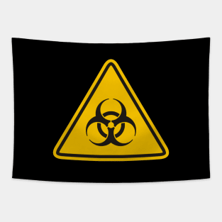 Biohazard Warning Sign Tapestry