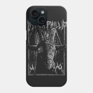 Black Metal Phillip Phone Case