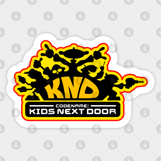 Codename: Kids Next Door Cartoon Sticker TeePublic