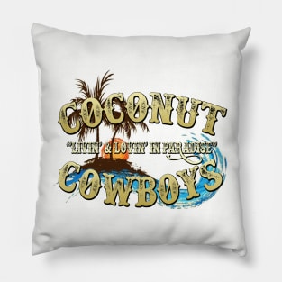 "SUN, WAVE & PALM TREE" Pillow