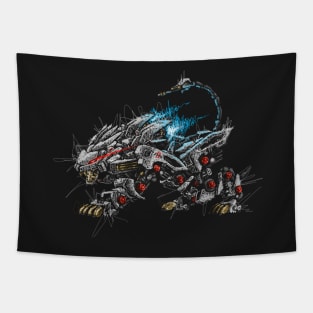 Liger zero scribble Tapestry