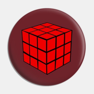 Red Cube Pin