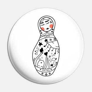 matrioska Pin