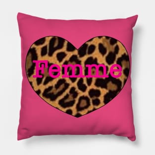 Femme leopard Pillow