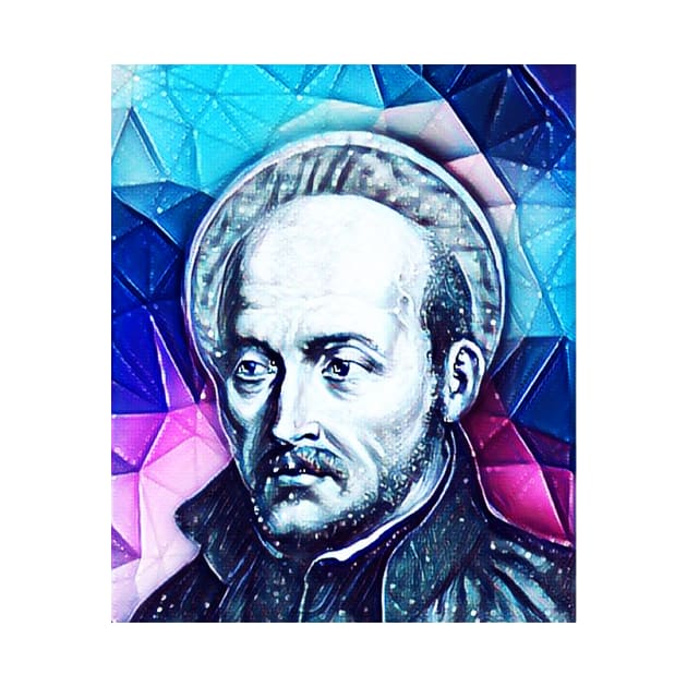 Ignatius of Loyola Snowy Portrait | Ignatius of Loyola Artwork 13 by JustLit