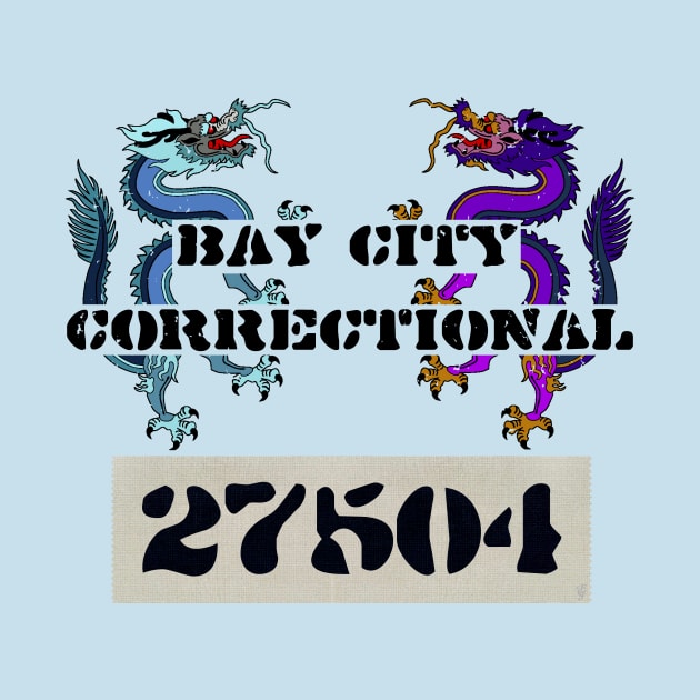 Bay City Two Dragons by J. Rufus T-Shirtery