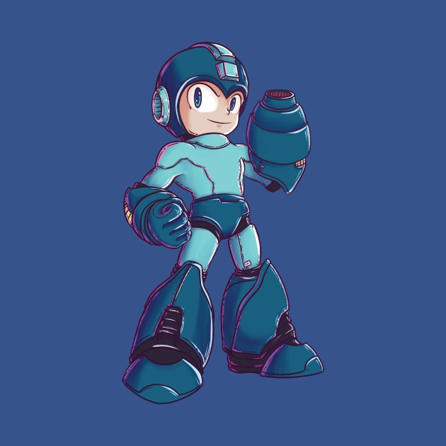 Phill's Doodles Megaman by lipebello