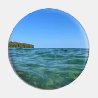 Lake Michigan Art Pin