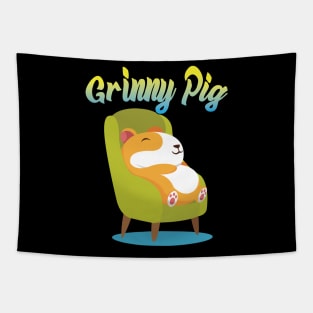 Grinny Pig Gift for Guinea Pig Lovers Cute Guinea Pig Tapestry