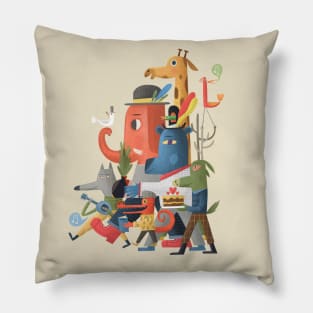 The animal parade Pillow