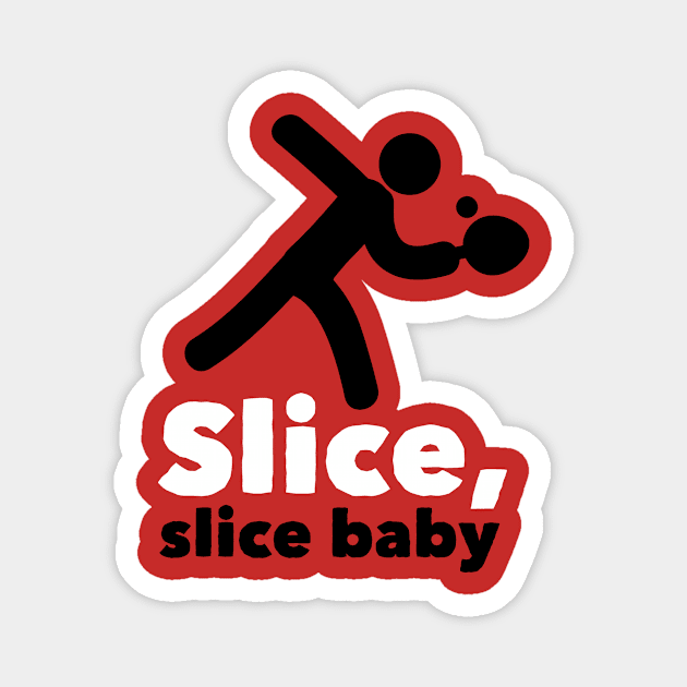 Slice Baby (white) Magnet by nektarinchen