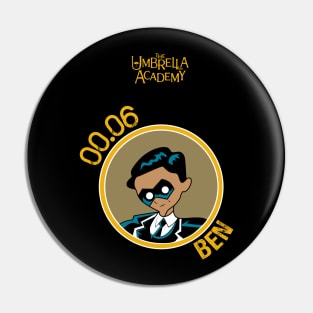 UMBRELLA ACADEMY: BEN CARTOON Pin