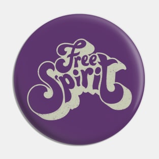 Free Spirit Puffy Type Pin