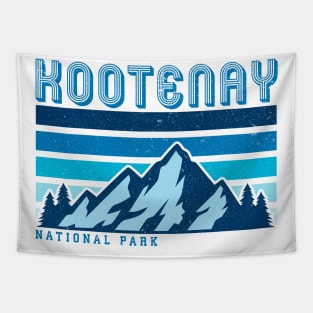 Kootenay national park retro vintage mountains Tapestry