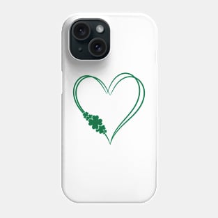 Shamrock Heart Phone Case