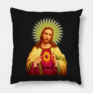 Sacred Heart of Jesus Catholic Detente Sagrado Corazon de Jesus Pillow