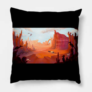 Dino Cowboys Pillow