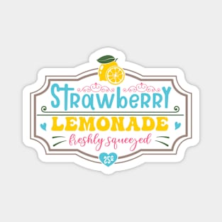 Strawberry Lemonade Magnet