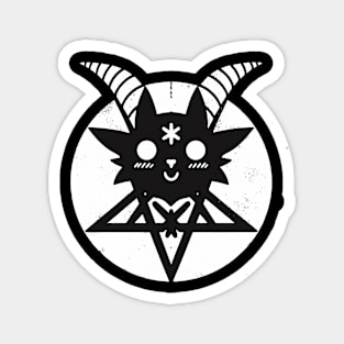 Cute goat horror kawaii Magnet