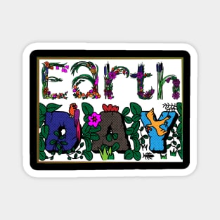 Earth Day April 22 Magnet