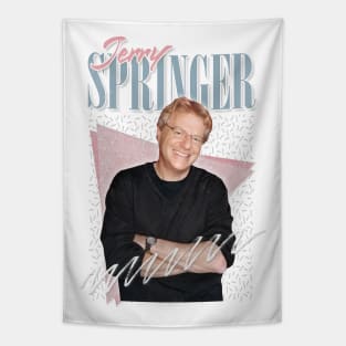 Jerry Springer / Vintage Look 90s Style Design Tapestry