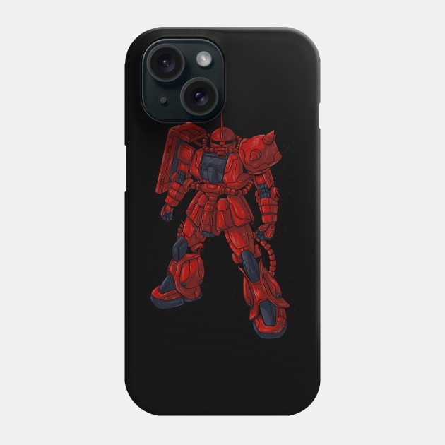 Char's Zaku II Phone Case by garistipis