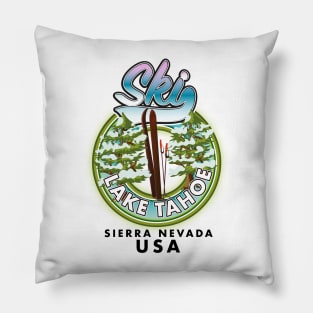 Ski Lake Tahoe Sierra Nevada USA Pillow