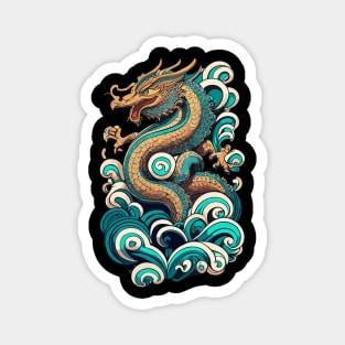 Dragon Waves Magnet