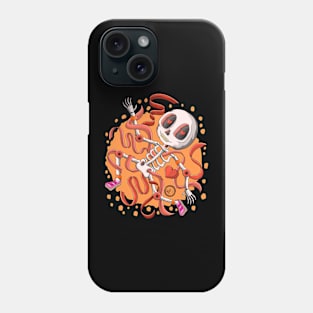 The Cute Skeleton Love Dancer- Día De Los Muertos- Dance Lover Phone Case