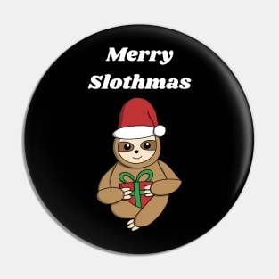 Holiday Slothmas Pin