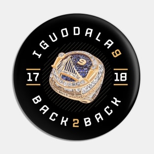 Andre Iguodala 9 Back 2 Back Championship Ring 2017-18 Pin